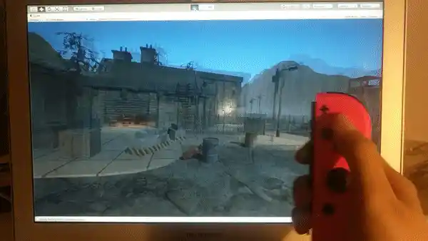 Joycon FPS controller for Unity